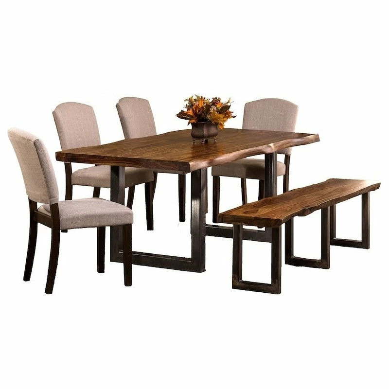 Brand new ๐ MOD The Axel Dining Table, 80"x39", Natural Sheesham, Contemporary, Rectangle โจ - Image 4