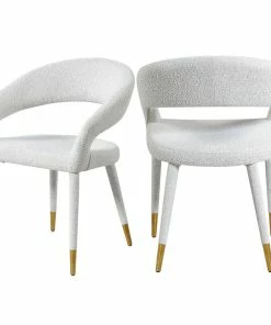 Best Sale 🌟 MOD The Prescott Dining Chair, Cream, Fabric 🧨