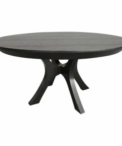 Promo 👍 MOD The Ansel Dining Table, 60", Ebony, Transitional, Round ❤️