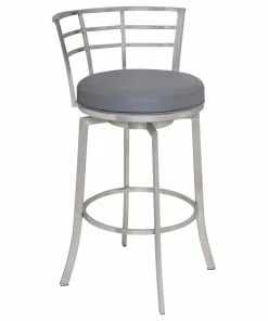 Discount 👍 Armen Living Viper 26" Counter Height Swivel Barstool 🤩