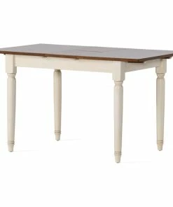 Best Sale ⭐ GDFStudio GDF Studio Bronwen Wood Dining Table With Leaf Extension 🌟