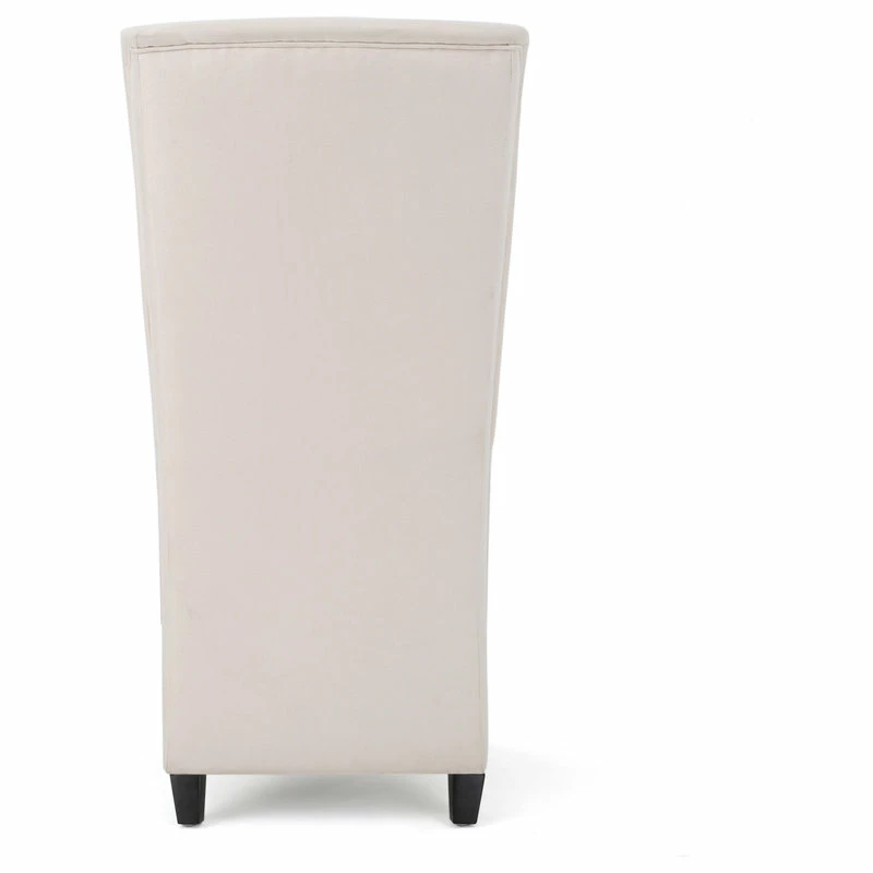 Coupon 😉 GDFStudio GDF Studio Sheldon Traditional Design High Back Fabric Dining Chair, Beige ⌛ - Image 8