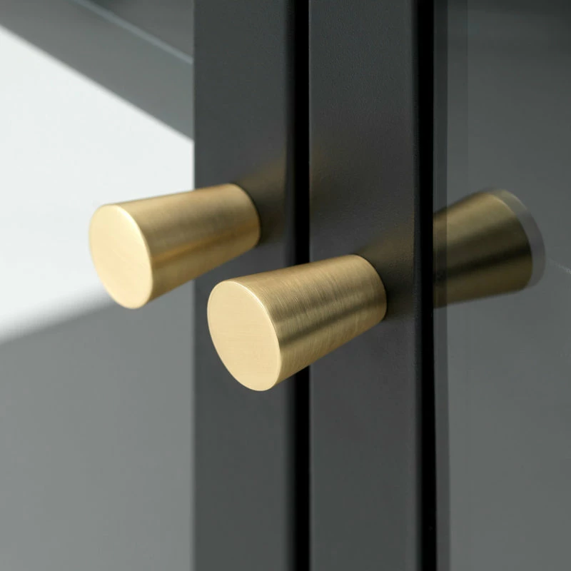 Promo โค๏ธ Unique Furniture 4-Section Metal And Glass Sideboard In Black ๐ - Image 6