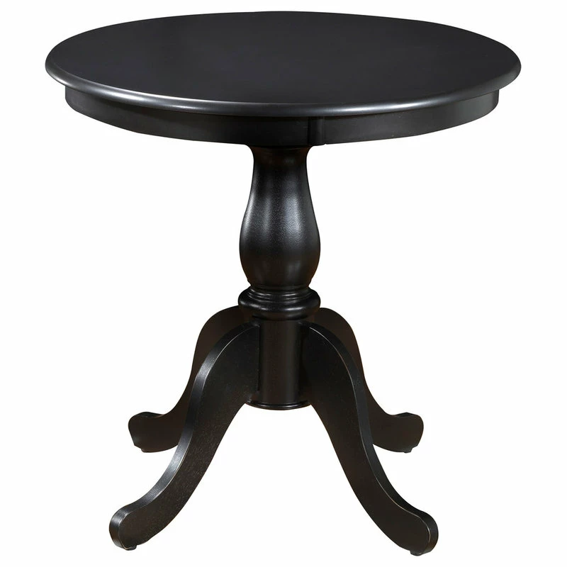 Promo โ CAROLINA CLASSICS Bella 30" Round Pedestal Table, Antique Black โจ