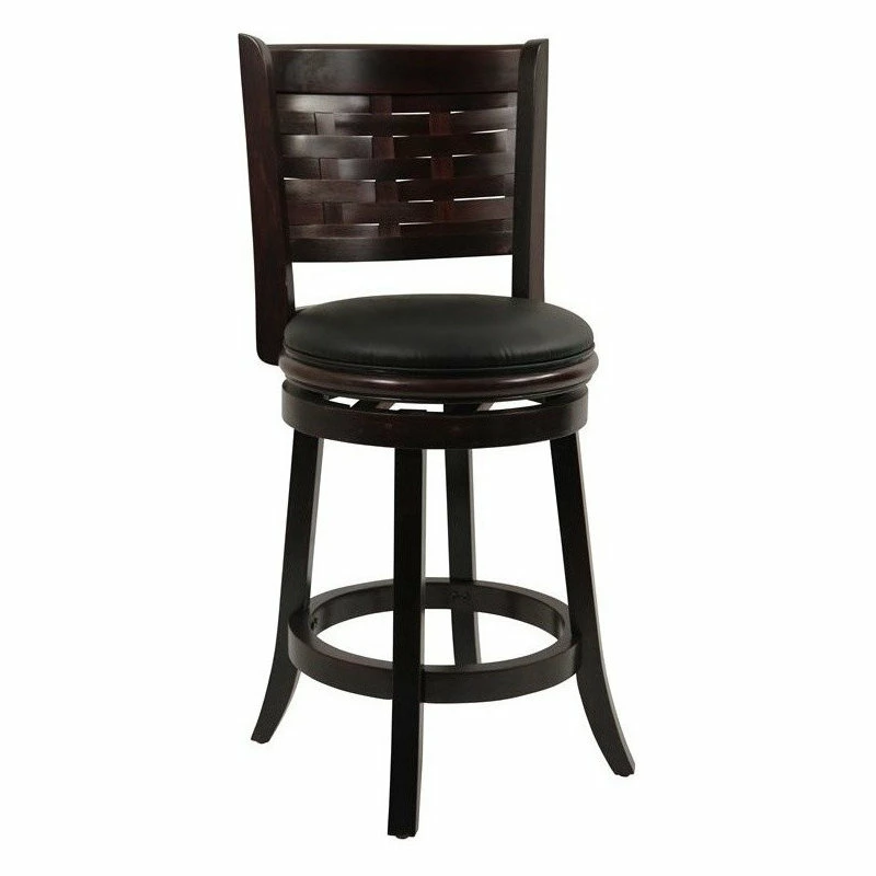 Best Sale 🔔 Boraam Industries, Inc. Boraam Sumatra 24" Swivel Counter Stool In Cappuccino 🛒