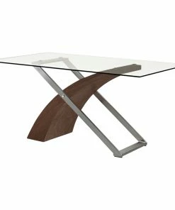 Best deal 😉 Inspire At Home Contemporary Glass Dining Table 😀