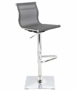 Coupon 💯 Lumisource Mirage Adjustable Barstool, Gray 👍
