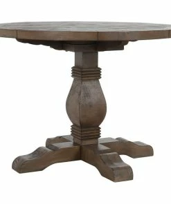 New 🛒 Kosas Quincy Reclaimed Pine Round Dining Table ⌛