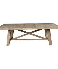 Best Pirce 🧨 Alpine Furniture, Inc Newberry Extension Dining Table, Weathered Natural ✔️