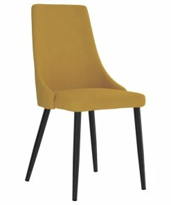 Deals 🎁 MOD The Lofton Dining Chair, Mustard, Fabric, Set Of 2 👏