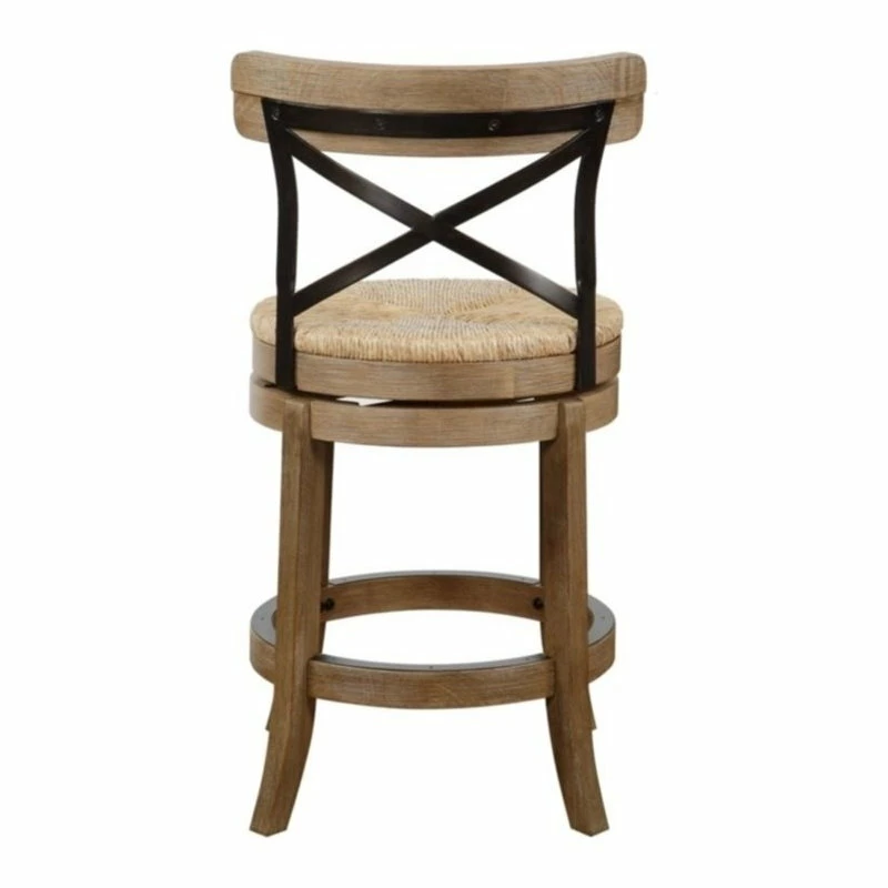 Top 10 😉 Boraam Industries, Inc. 24" Myrtle Counter Stool, Wire-Brush 🔥 - Image 4