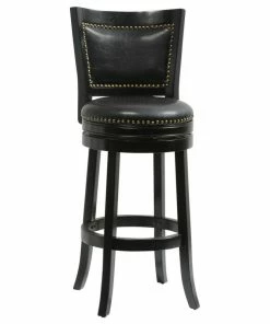 Best Pirce 🥰 Boraam Industries, Inc. Bristol Counter Stool, Black, 29 ⌛