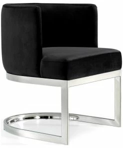Brand new 🎉 MOD The Fay Dining Chair, Black And Chrome, Velvet 😍