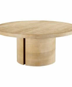Brand new 😀 MOD The Grotto Dining Table, 71", Transitional, Round, White Oak 🧨