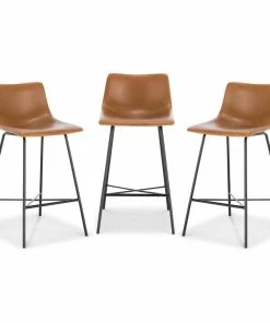 Cheapest ⌛ Poly & Bark Poly And Bark Paxton 24" Counter Stool, Set Of 3, Tan 🥰