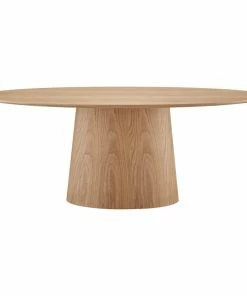 Deals 🤩 MOD The Orbita Dining Table, 79", Oak, Transitional, Oval ❤️