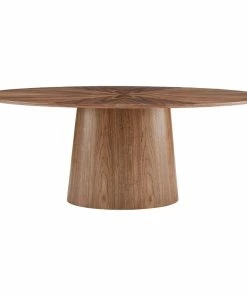 Best reviews of 😀 MOD The Orbita Dining Table, 79", Walnut, Transitional, Oval 😍