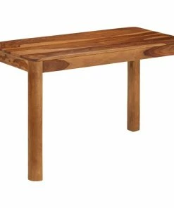 Deals 🤩 Vida XL LLC VidaXL Solid Sheesham Wood Dining Table Wooden Dinner Kitchen Office Table 🧨