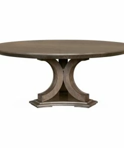 New 😀 MOD The Jonah Dining Table, 72", Smoke Gray, Transitional, Round ✔️