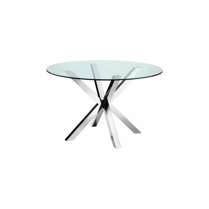Promo ๐ LIEVO Bella Dining Table, Polished Stainless Steel โญ
