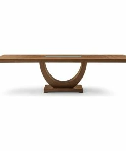 Coupon 🔥 MOD The Heiwa Dining Table, Transitional, Rectangular Extendable, Walnut 🧨