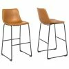 Best deal ❤️ Plata Import LLC Montana Vintage-Style Bar Stools, Set Of 2, Tan, 29" 🔥