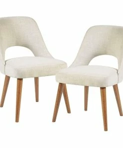 Best deal ๐ MOD The Jackson Dining Chairs, Cream/White Set Of 2 ๐คฉ