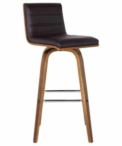 Best reviews of 🎁 Armen Living Vienna Contemporary Swivel Bar Stool, Counter Height, Brown ✔️