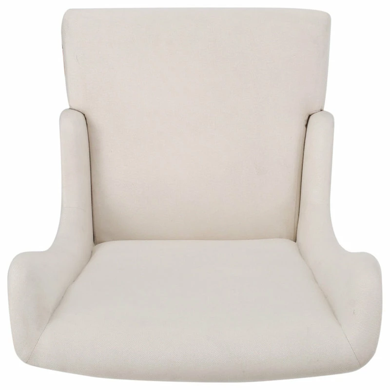 Coupon 😉 GDFStudio GDF Studio Sheldon Traditional Design High Back Fabric Dining Chair, Beige ⌛ - Image 9