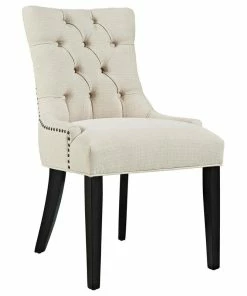Best Pirce ๐ LexMod Regent Upholstered Fabric Dining Chair, Beige โ๏ธ
