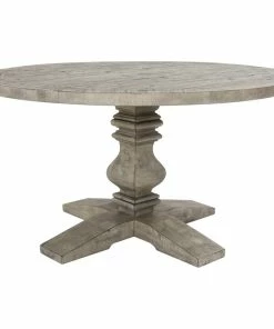 Promo 🔥 MOD The Harvest Dining Table, 54", Sierra Gray, Round 👏