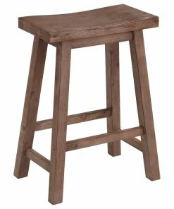 Top 10 ❤️ Boraam Industries, Inc. Sonoma Saddle Seat Counter Stool, Barnwood Wire-Brush, 24"h, Single 💯