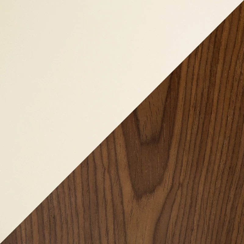 Brand new π LumiSource Trilogy Counter Stool, Walnut/Cream PU Leather, Set Of 2 π€© - Image 4