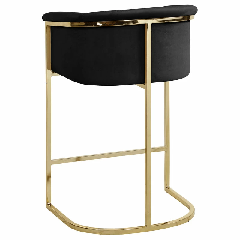 Top 10 😍 Meridian Furniture Donatella Velvet Stool, Black ✨ - Image 2