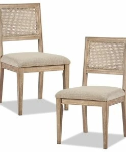 Promo ❤️ Olliix INK+IVY Kelly Cane Dining Side Chairs, Set Of 2 💯