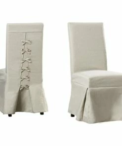 Hot Sale 🌟 Progressive Furniture Muse Upholstered Parsons Chairs With Cover Set Of 2 ⌛