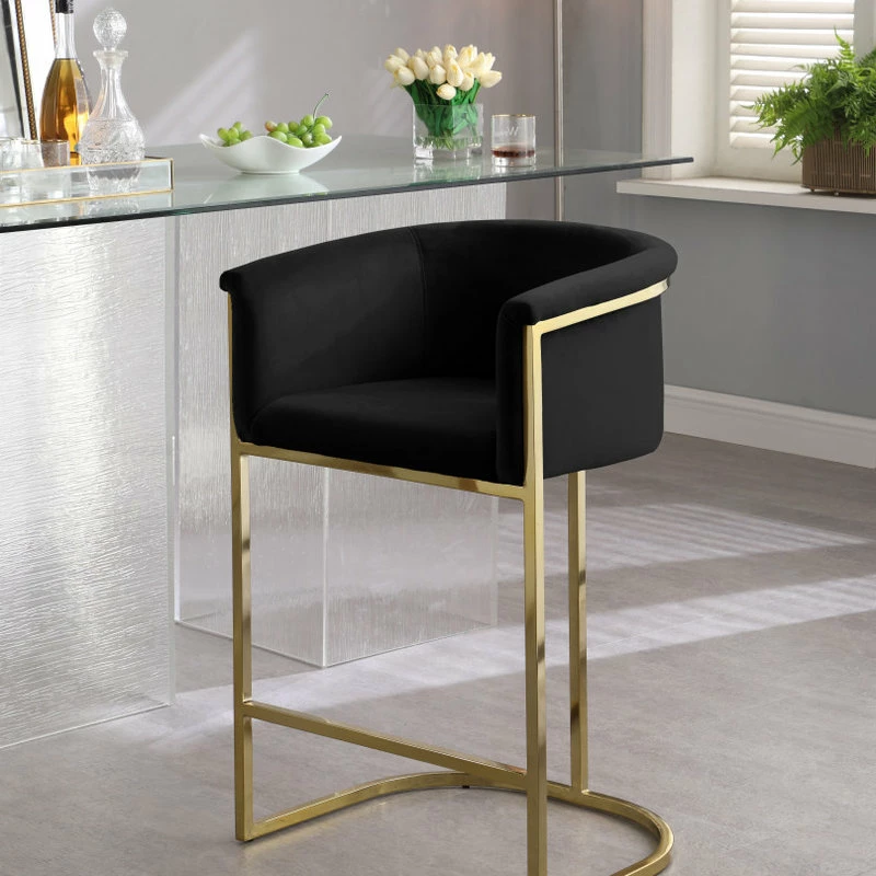 Top 10 😍 Meridian Furniture Donatella Velvet Stool, Black ✨ - Image 3