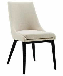 Best reviews of 🔔 LexMod Viscount Upholstered Fabric Dining Side Chair, Beige 🎁