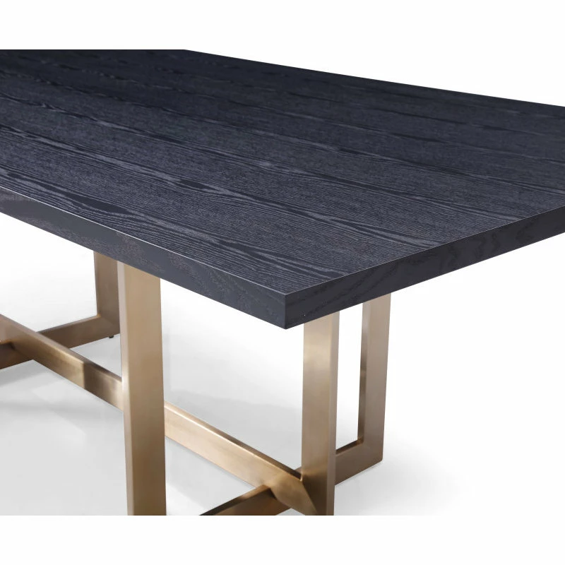 Hot Sale โ MOD The Asher Dining Table, 86.5", Black, Contemporary, Rectangle ๐งจ - Image 8