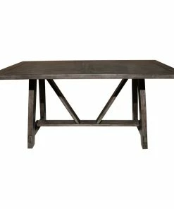 Outlet 🌟 HomeFare Farmhouse Style Trestle Dining Table 👍
