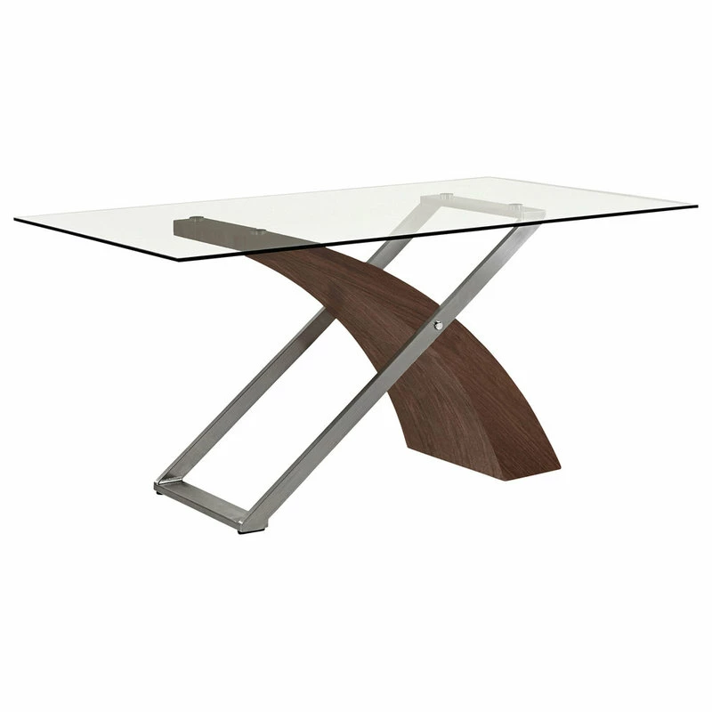 Best deal ๐ Inspire At Home Contemporary Glass Dining Table ๐ - Image 3