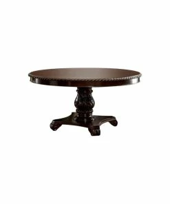 Hot Sale ✨ Furniture Of America E-Commerce By Enitial Lab Furniture Of America Ramsaran Wood Pedestal Dining Table In Brown Cherry ✔️