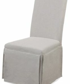 Discount ❤️ MOD The Enid Dining Chair, Gray, Linen, Set Of 2 🧨
